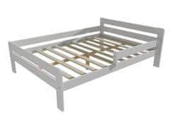 eoshop Detská posteľ so zábranou VMK002C KIDS (Rozmer: 140 x 200 cm, Farba dreva: farba biela)