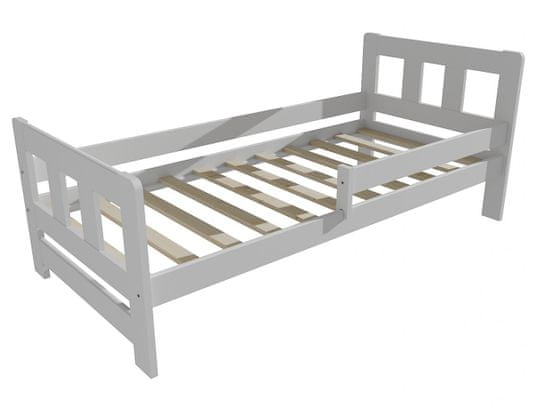 eoshop Detská posteľ so zábranou VMK010FA KIDS (Rozmer: 80 x 180 cm, Farba dreva: farba biela)