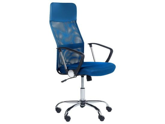 Beliani Kancelárska stolička modrá DESIGN