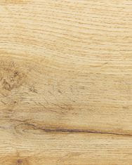 Beliani Nočný stolík so zásuvkou svetlé drevo LUBOCK