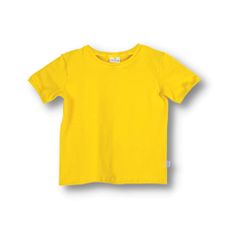Oli&Oli Detské tričko s krátkym rukávom - žltá farba (veľkosť 116)