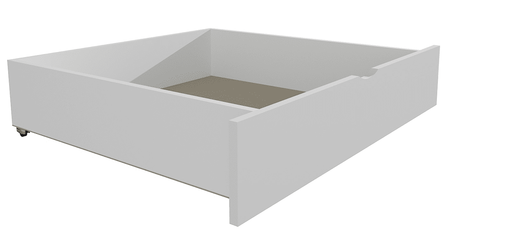 eoshop Zásuvka / šuplík masív borovice / LTD - 1 kus / polovica dĺžky postele (Farba dreva: farba biela, Typ lôžka: bez prístelky, Dĺžka ložnej ploch
