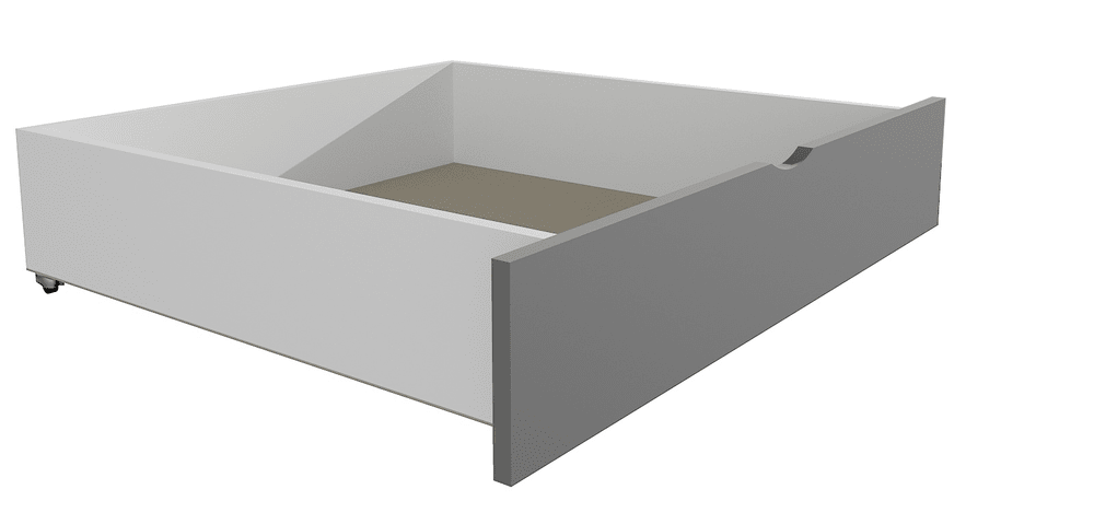 eoshop Zásuvka / šuplík masív borovice / LTD - 1 kus / polovica dĺžky postele (Farba dreva: farba šedá, Typ lôžka: bez prístelky, Dĺžka ložnej plochy