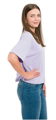 Pieces Dámske tričko PCCHILLI Loose Fit 17118870 Lavender (Veľkosť M)