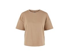 Pieces Dámske tričko PCCHILLI Loose Fit 17118870 Silver Mink (Veľkosť S)
