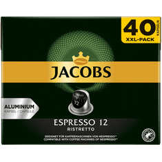 Jacobs Espresso Ristretto intenzita 12, 40 ks kapsúl, kompatibilná s kávovarmi Nespresso