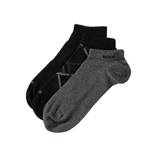 Hugo Boss 3 PACK - pánske ponožky BOSS 50495977-001