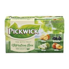 Pickwick Čierny čaj, 20x1,5 g, "Zelené variácie", pomaramč, čierna ríbezľa, jablko, brosk