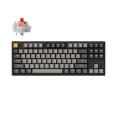 Keychron C1 Pro QMK/VIA Mechanická klávesnica, biele podsvietenie, Keychron K Pro Red