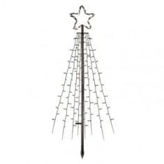 EMOS LED vianočný strom kovový DCTC02, 180 cm, vonkajšia aj vnútorná, studená biela 1550002003