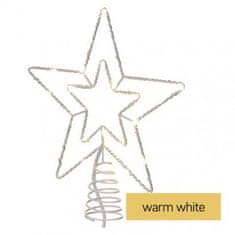 EMOS Standard LED spojovacia vianočná hviezda D1ZW01, 28,5 cm, vonkajšia aj vnútorná, teplá biela 1550010006