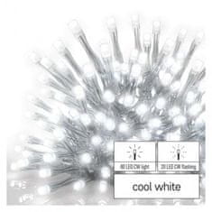 EMOS D1CC02 Standard LED spojovacia reťaz blikajúca – cencúle, 2,5 m, vonkajšia, studená biela 1550012004