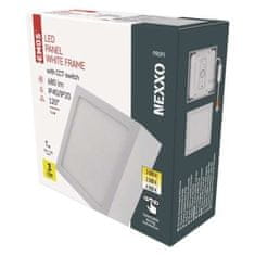 EMOS ZM6123 LED svietidlo NEXXO biele, 12 x 12 cm, 7,6 W, teplá/neutrálna biela 1539087071