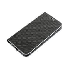 FORCELL Knižkové puzdro CARBON LUNA pre Samsung Galaxy A34 5G čierne