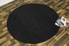 Hanse Home Kusový koberec Nasty 102055 Schwarz kruh 200x200 (priemer) kruh