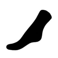 Northix Bambusové ponožky - čierne - 2 - balenie - veľ. 41-45 