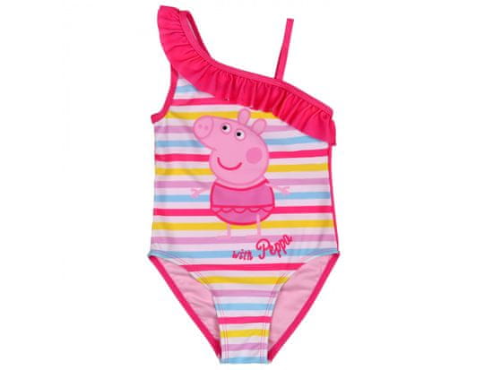 Peppa Pig Peppa Pig Ružové pásikavé plavky, dievčenské plavky