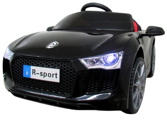 R-Sport Cabrio B4 Black Detské autíčka na batérie, diaľkové ovládanie, svetlá koža