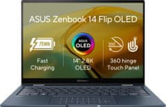 ASUS Zenbook 14 Flip OLED (UP3404) (UP3404VA-OLED058W), modrá