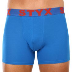 Styx 3PACK pánske boxerky long športová guma modré (3U1167) - veľkosť L