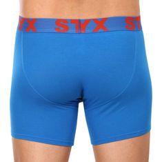 Styx 3PACK pánske boxerky long športová guma modré (3U1167) - veľkosť XL