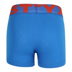 Styx Detské boxerky športová guma modré (GJ1167) - veľkosť 6-8 let