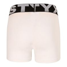 Styx Detské boxerky športová guma biele (GJ1061) - veľkosť 9-11 let