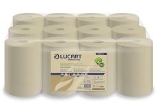 Lucart Professional Utierka, v kotúči, 2-vrstvová, "EcoNatural 14 CF", havanna hnedá 861134