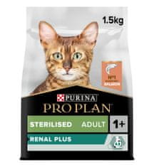 Purina Pro Plan CAT STERILISED RENAL PLUS losos 1,5 kg
