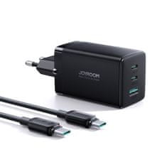 shumee GaN USB rýchlonabíjačka 2x USB-C + USB-C kábel 1,2m - čierny