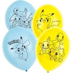 Latexové balóniky Pokémon - 28 cm - 6 ks