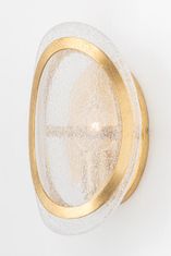 HUDSON VALLEY HUDSON VALLEY nástenné svietidlo DANES mosadz/sklo zlatá/matná E14 1x60W 1501-VGL-CE