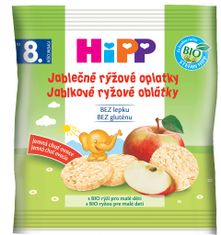 HiPP BIO Oblátky detské ryžové jablkové 30g