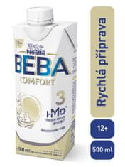BEBA 3x COMFORT 3 HM-O batoľacia tekutá mliečna výživa 12+, tetra pack 500 ml