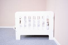 NEW BABY Detská posteľ so zábranou New Baby ERIK 160x80 cm biela 