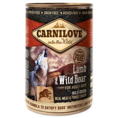 Carnilove Konzerva CARNILOVE Dog Wild Meat Lamb & Wild Boar 400 g