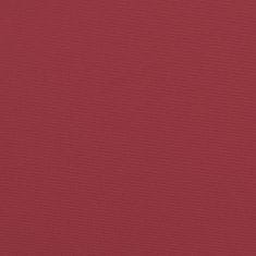 Vidaxl Podložka na paletový nábytok 60x60x12 cm, vínovo červená, látka