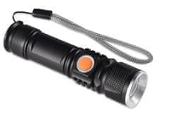 Foxter  1221 LED vreckové nabíjacie svietidlo, 3W, 200lm, USB, Li-ion