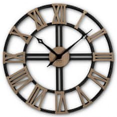 Flexistyle Nástenné hodiny Wood Loft z221-1d-1-x, 80 cm