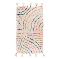 Decor By Glassor Farebný bavlnený koberec