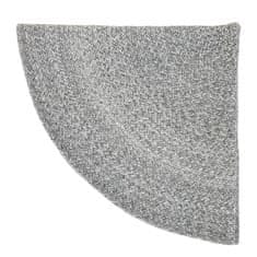Decor By Glassor Okrúhly koberec sivý melír