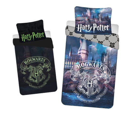Jerry Fabrics Obliečky Harry Potter 054 svietiace efekt 140x200, 70x90 cm