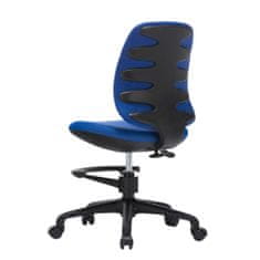 Dalenor Detská stolička Candy, textil, čierny podstavec, modrá farba