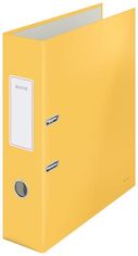 LEITZ Zakladač pákový "Cosy Soft Touch", matne žltá, kartón, A4, 180°, 80 mm