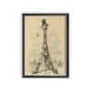 Plagát na stenu Plagát na stenu Gustave Eiffel A4 - 21x29,7 cm