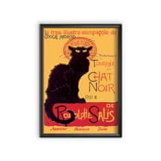 Vintage Posteria Retro plagát Retro plagát Rodolphe Salis Le Chât Noir A3 - 29,7x42 cm