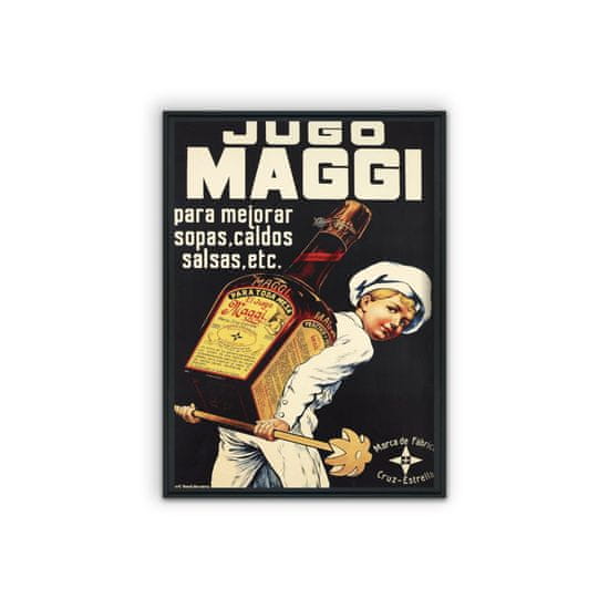 Vintage Posteria Plagát na stenu Vintage koreniaca omáčka Maggi Print A1 - 59,4x84,1 cm