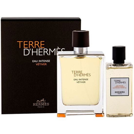 Hermès Terre D`Hermes Eau Intense Vetiver - EDP 100 ml + sprchový gel 80 ml