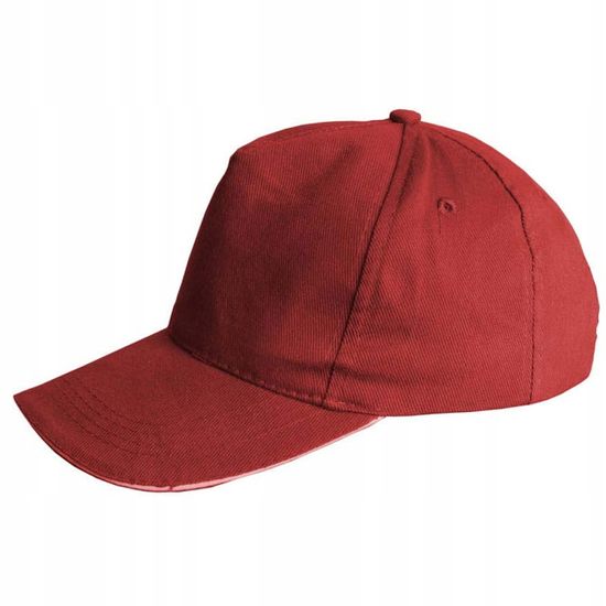 STALCO Červená nastaviteľná baseballová čiapka