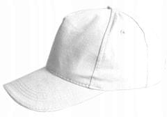 STALCO Biela nastaviteľná baseballová čiapka